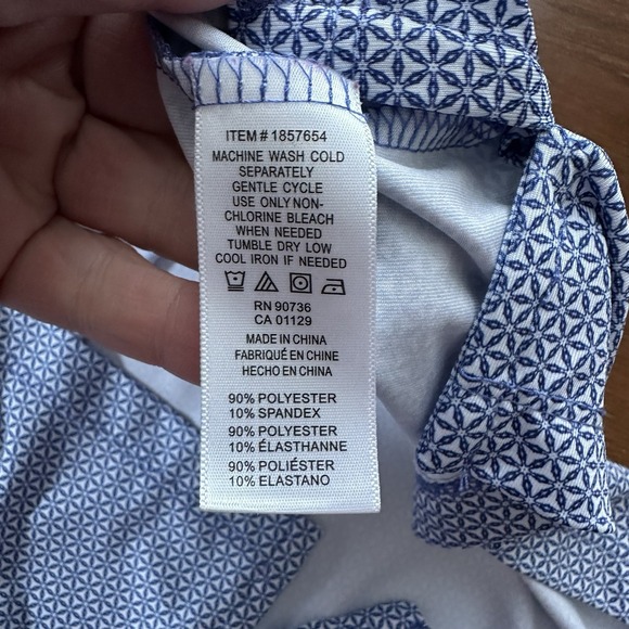 Hickey Freeman Men's XL Golf Polo Performance Stretch Preppy Casual Sport - Picture 4 of 7